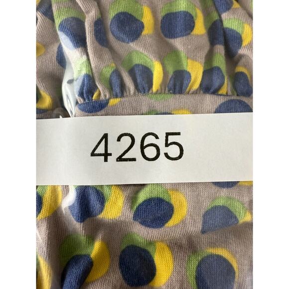 Boden Size 8 Polka Dot V Neck Knee Length Dress Colorful Sleeveless Casual - Picture 9 of 9